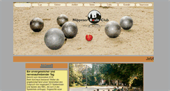 Desktop Screenshot of koeln-nippes-boule.de